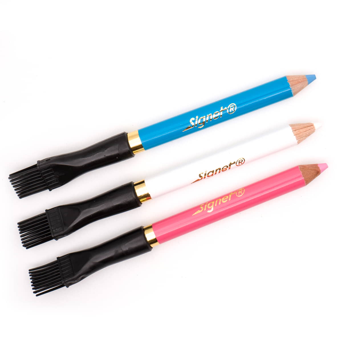 Kleermakerskrijt potloden set | wit roze blauw Krijt SIGNET - SET3