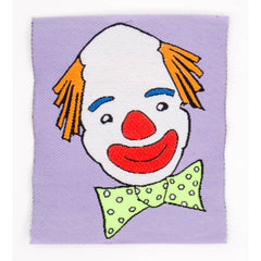 Kleurrijke Clown Embleem Applicatie FK - RETRO - 008