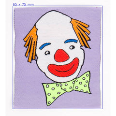 Kleurrijke Clown Embleem Applicatie FK - RETRO - 008
