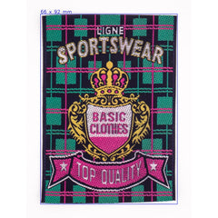 Ligne Sportswear Basic Clothes Embleem Applicatie FK - RETRO - 001