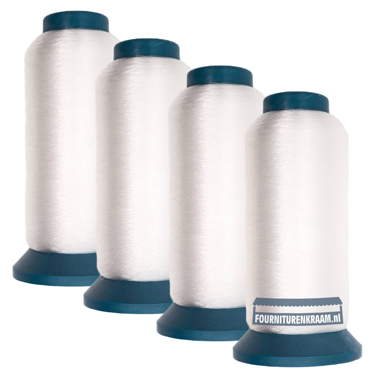 Lockgaren transparant | Aanbieding set van 4 lockgaren LOCKGAREN - FK - SET4 - TRANSPARANT