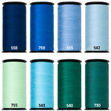 naaigaren set | blauw - groen| 8x 200 meter naaigaren set GOLMANN - SET - BLAUW - GROEN