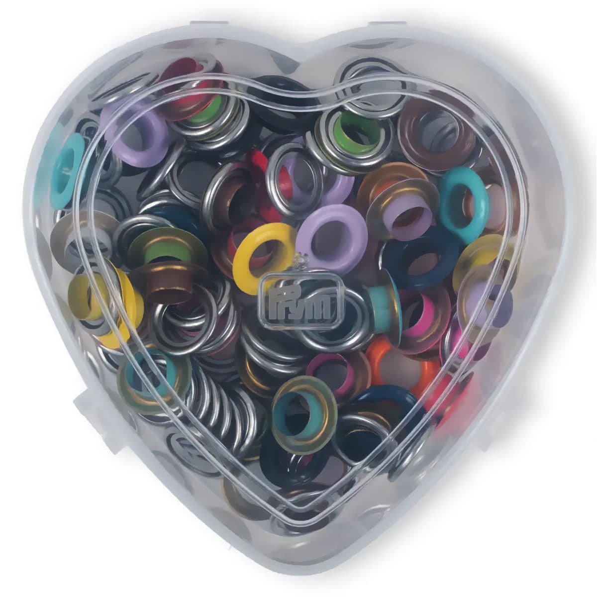 Nestels assortiment | 8 mm | 11 kleuren - 66 stuks | Prym 542620 Zeilringen - Nestelringen PRYM - 542620 4002275426208