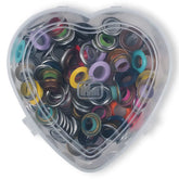 Nestels assortiment | 8 mm | 11 kleuren - 66 stuks | Prym 542620 Zeilringen - Nestelringen PRYM - 542620 4002275426208