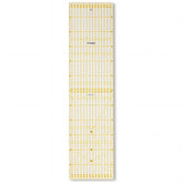 Regla Omnigrid transparente con marcas y líneas de cuadrícula amarillas, 15x60cm. PRYM-611308 4002276113084