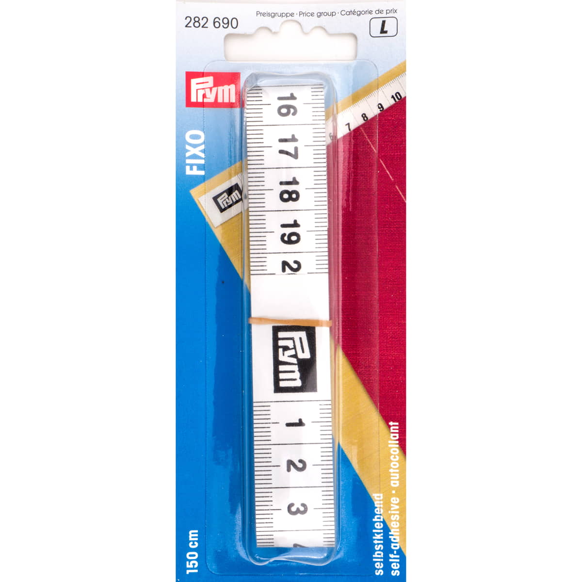 Plak meetlint | FIXO 150 cm | Prym 282690 Centimeter PRYM282690 4002272826902