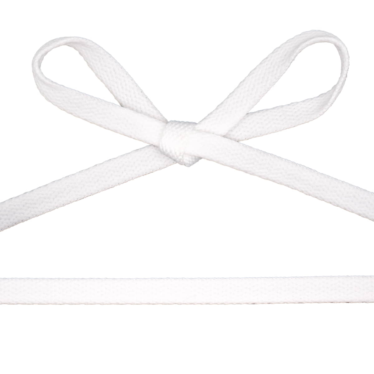 Plat koord | 8 mm | wit Koord KOORD - PLAT - 8MM - WIT