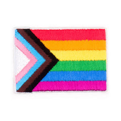 Progress pride vlag strijk applicatie LGBTQ+ Applicatie HKM46497