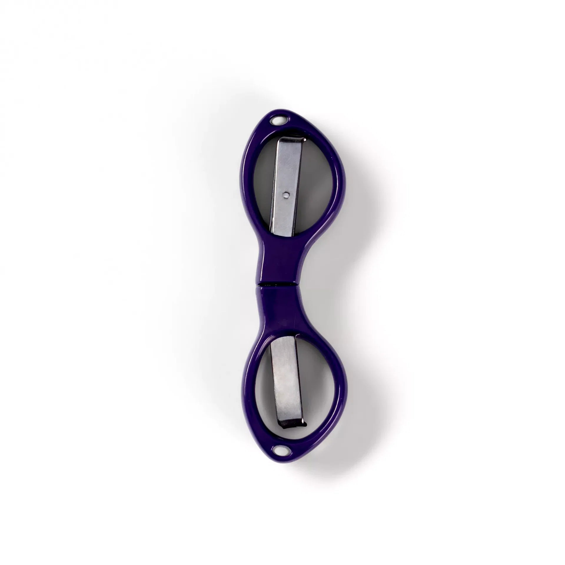 Prym vouwbare schaar 10 cm donker violet, gesloten, op witte achtergrond | PRYM-611571 | 4002276115712