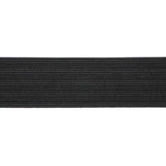Pyjama elastiek soepel | 4 cm | zwart | per meter Elastiek PYJAMA - ELAS - 4 - ZWART - PM