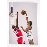 Retro Basketbal Embleem Applicatie FK - RETRO - 011