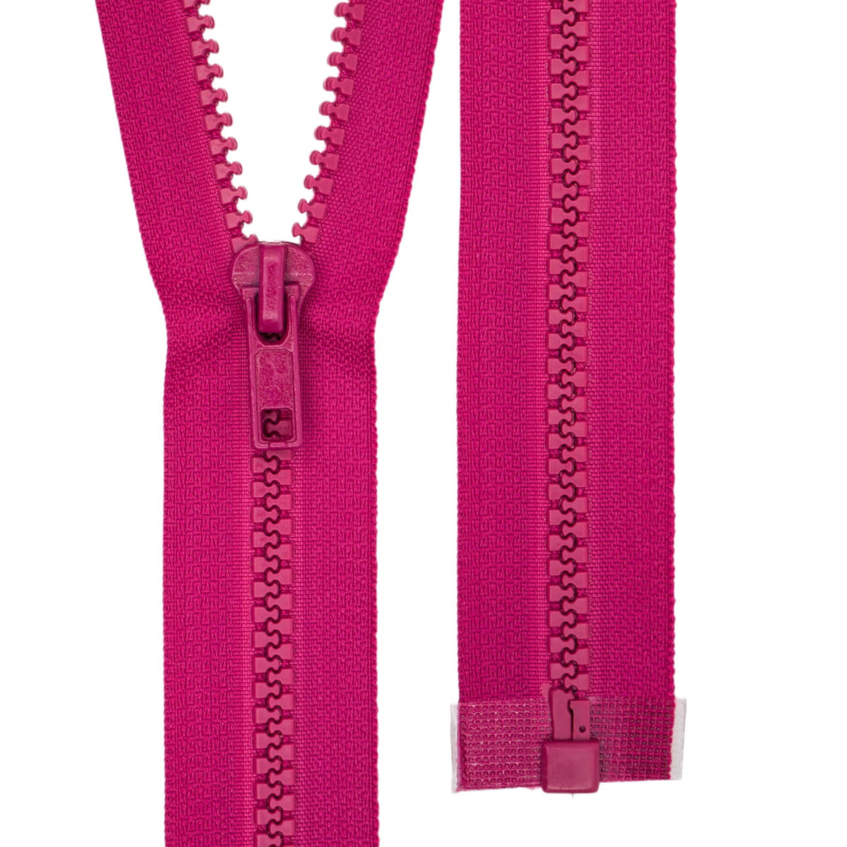 Rits deelbaar | blok 5 | 55 cm | donker fuchsia Deelbare Rits RITS - D - BLOK5 - 55 - CM - DONKER - FUCHSIA