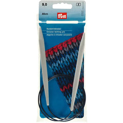 Rondbreinaald | 9 mm | lengte 80 cm | grijs Breinaalden PRYM212180 4002272111800