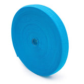 Satijn Elastiek band | 2 cm breed | 25 meter rol SATIJN - ELASTIEK - ROL - 25 - AQUA aqua blauw