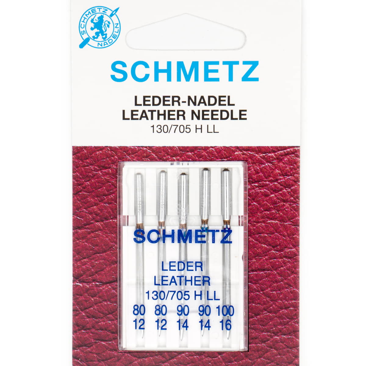 Schmetz Leer 80 90 100 naaimachine naalden Naaimachine naalden SCHMETZ - LEATHER - 80 - 90 - 100 4006589001144