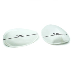 Schoudervullingen raglan | met klittenband | 16 x 14 cm | satijn wit Schoudervullingen SCHOUDERVULLING - RAGLAN - WIT - KLITTEBAND