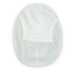 Schoudervullingen raglan | met klittenband | 16 x 14 cm | satijn wit Schoudervullingen SCHOUDERVULLING - RAGLAN - WIT - KLITTEBAND