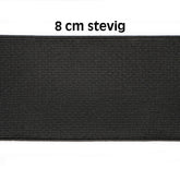 Taille elastiek stevig | 8 cm | zwart | per meter Elastiek TAILLE - ELAS - STEVIG - 8 - ZWART - PM