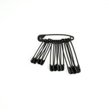 Veiligheidsspelden zwart assortiment | 25 30 38 mm | 12 stuks Veiligheidsspelden VEILIGHEIDSSPELDEN - ZWART - ASSORT - 12ST