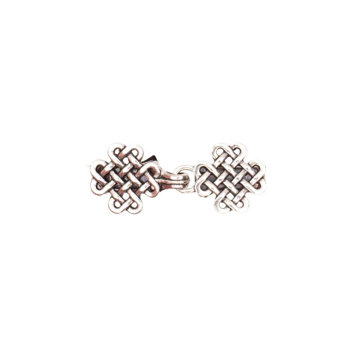 Vestsluiting | Keltische Knoop | zilver | met haak en oog Vestsluiting KLETISCHE - KNOOP - ZILVER