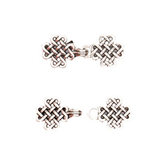 Vestsluiting | Keltische Knoop | zilver | met haak en oog Vestsluiting KLETISCHE - KNOOP - ZILVER