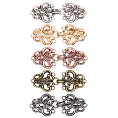 Vestsluiting - Vestclip klassiek aanbieding set van 5 Vestsluiting VESTCLIPS - KLASIEK - SET