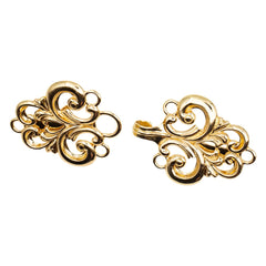 Vestsluiting - Vestclip XL klassiek goud met haak en oog 11x5 cm Vestsluiting VESTCLIPS - KLASIEK - XL - GOUD