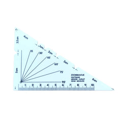Zoommaat liniaal | driehoek Liniaal ZOOMMAAT3HOEK