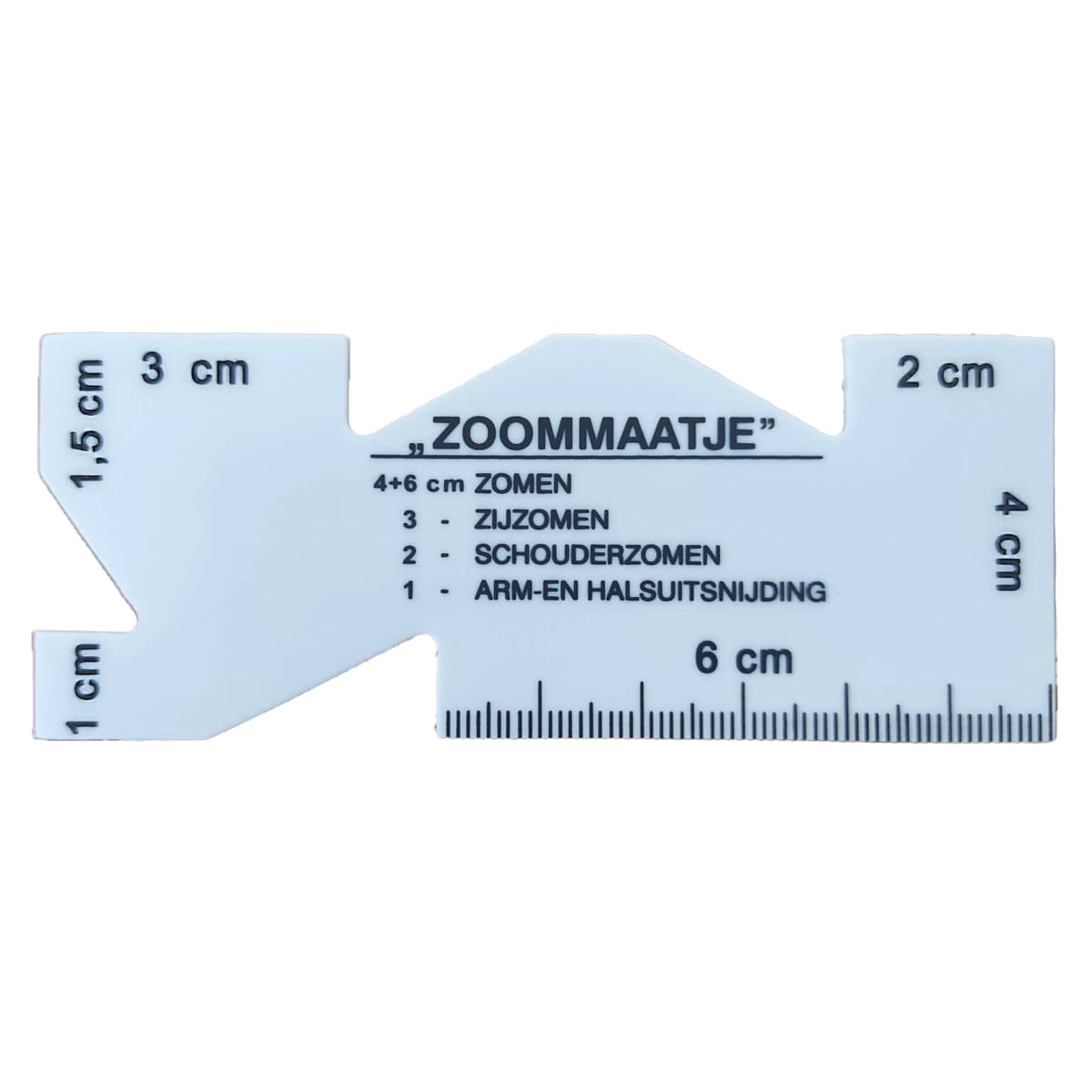 Zoommaat liniaal | plastic Liniaal ZOOMMAAT - PLASTIC
