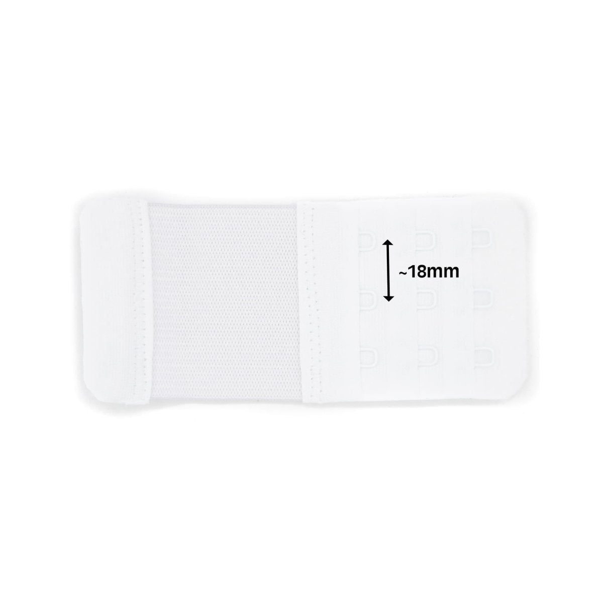 BH verlengstuk 3 haakjes 45mm wit BH verlenger BHV00005 4040881826791 - Fourniturenkraam.nl