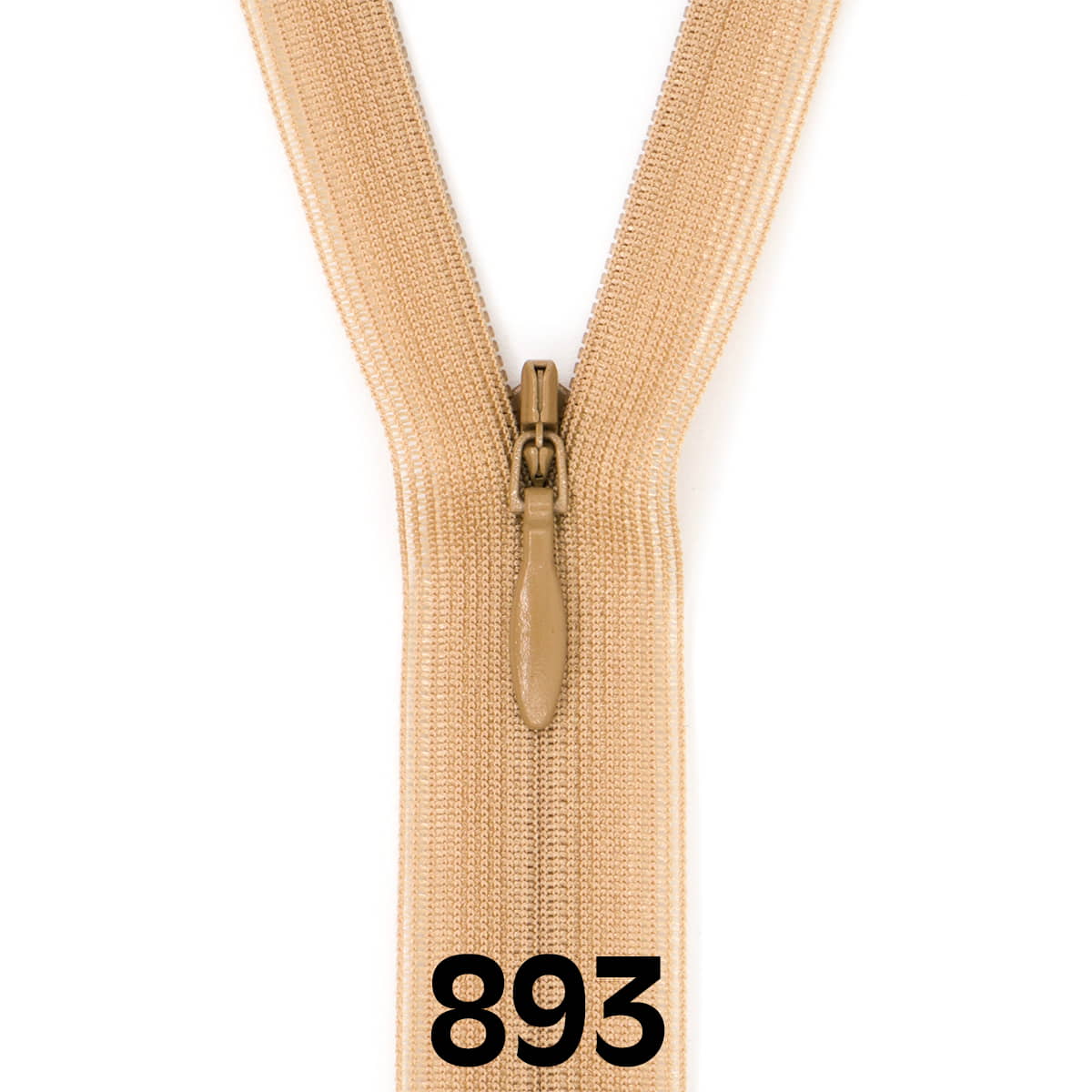 Blinde Rits 60 cm - 893 caramel Rits BLINDE - RITS - 60 - 893