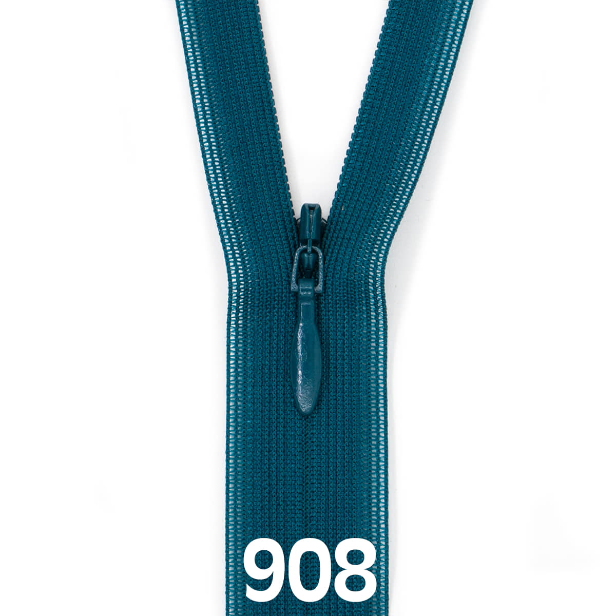 Blinde Rits 60 cm - 908 petrol Rits BLINDE - RITS - 60 - 908