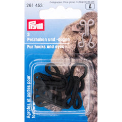 Bonthaken Prym 3 stuks zwart 261453 Sluiting PRYM - BONTHAKEN - 261453 4002272614530
