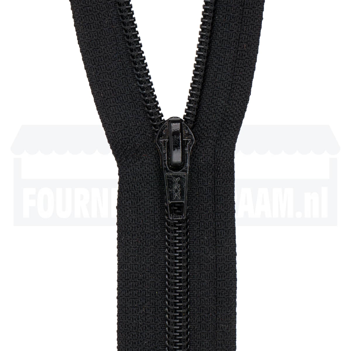 Broekrits | nylon spiraal 5 mm | 20 cm | YKK | 580 zwart Rits RITS - BROEK - SPIRAAL - 6 - YKK - 20 - 580 - ZWART