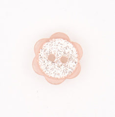 Chique Beige Bloemvormige Knoop met Glinstering Knopen KNP00033