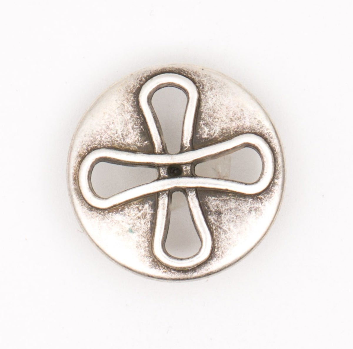 Creatieve metalen knoop met gesp ontwerp 22x22 mm Knopen KNP00145