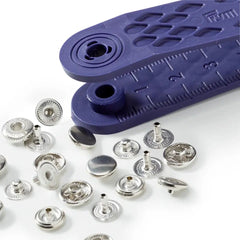 Drukknopen Mini Prym zilver 8mm 10 stuks inslag - 390360 Drukkers PRM39360 4002273903602 - Fourniturenkraam.nl