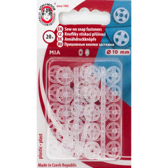 Drukknopen opnaaibaar plastic 10mm Drukkers KOH00023 8590265054525 - Fourniturenkraam.nl