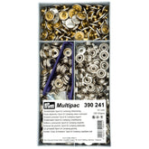 Drukknopen Prym Sport en Camping zilver 15mm 100 stuks Drukkers PRM390241 4002273902414 - Fourniturenkraam.nl