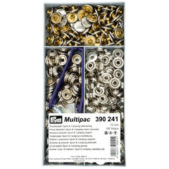 Drukknopen Prym Sport en Camping zilver 15mm 100 stuks Drukkers PRM390241 4002273902414 - Fourniturenkraam.nl