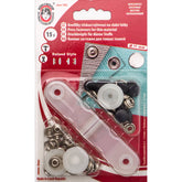 Drukknopen set | 11 mm | Roland Jersey | donkerblauw | 15 stuks Drukknopen KIN - 11 - ROLAND - DONKERBLAUW - 1940 8590265080708