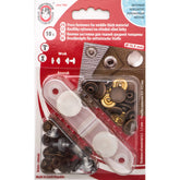 Corchetes bronce Koh-i-Noor, 13,5mm, para material medio grueso, 10 piezas, en paquete. KIN-13-WUK-BRONS 8590265004759