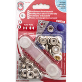 Boutons-pression blancs 15mm pour tissu épais, 10 pièces en emballage, marque Koh-i-Noor, KIN-15-AUTO-MOTO-WIT-1950 8590265065675