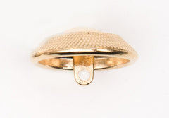 Elegante Goudkleurige Metalen Knoop - 22 mm met Textuur Knopen KNP00214