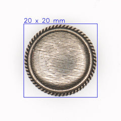 Elegante Metalen Knoop 20mm Knopen KNP00161