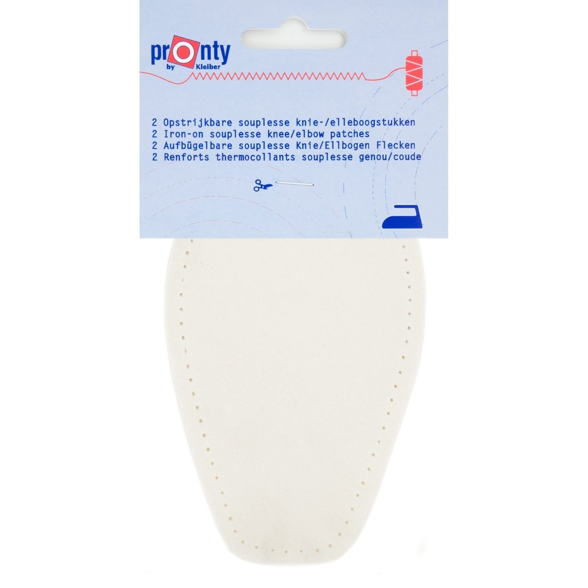 Elleboogstukken | ecru | opstrijkbaar souplesse Elleboogstukken ELB00003 8714772018751