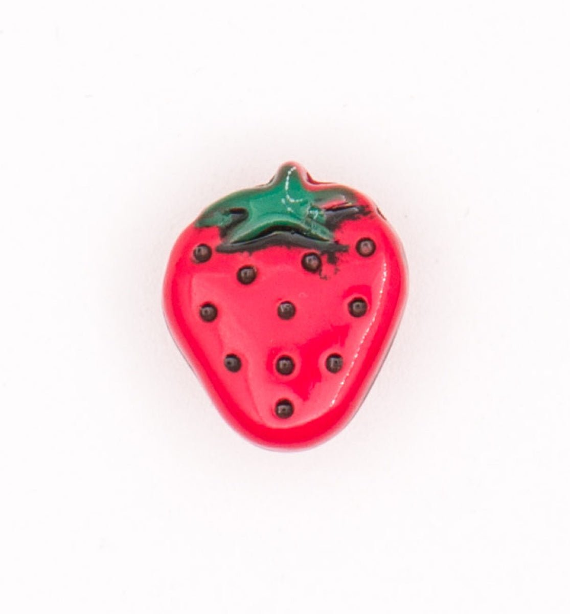 Fruitige Rode Aardbeiknoop - 10x13 mm Knopen KNP00056