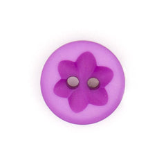 Fuchsia Bloemvormige Knoop, Diameter 14mm Knopen KNP00131