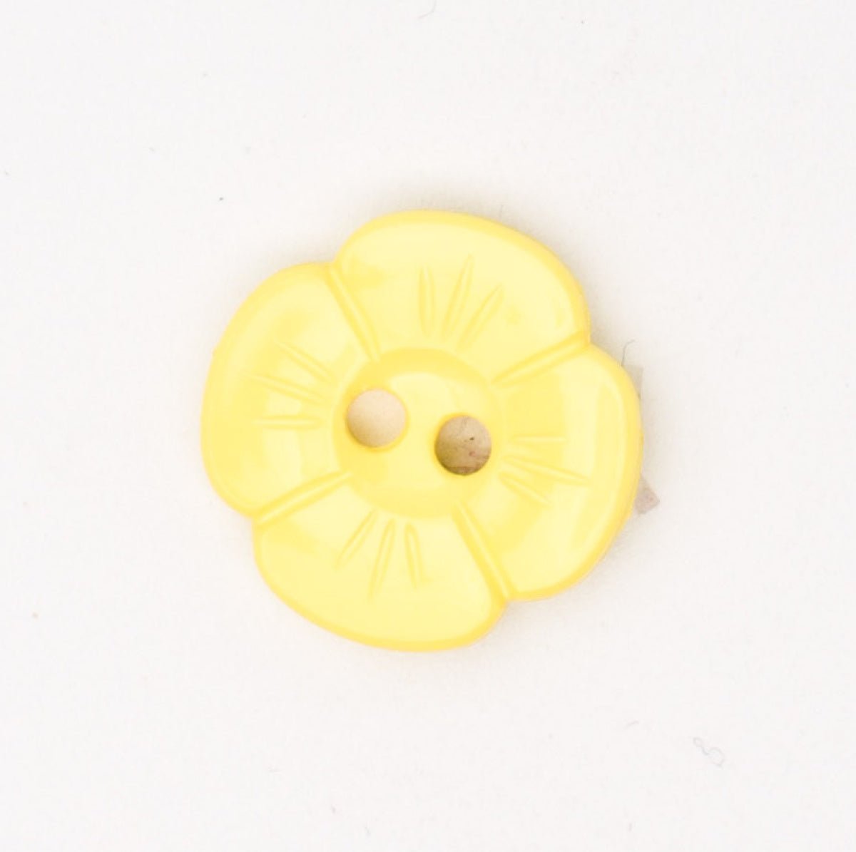 Gele Bloemvormige Knoop, Diameter 15mm Knopen KNP00119