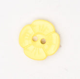 Gele Bloemvormige Knoop, Diameter 15mm Knopen KNP00119